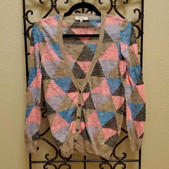 MADEWELL Argyle Sweater - Size XS - Picture 1 of 6